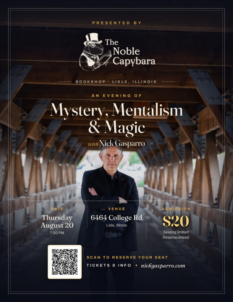 live magic mentalism show lisle 60532